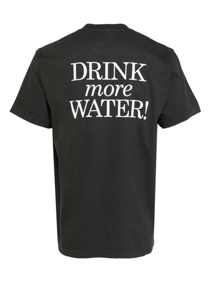Slogan-Print Cotton T-Shirt