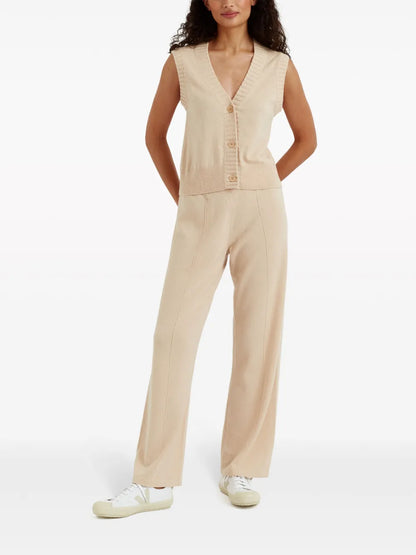 V-Neck Buttoned Gilet