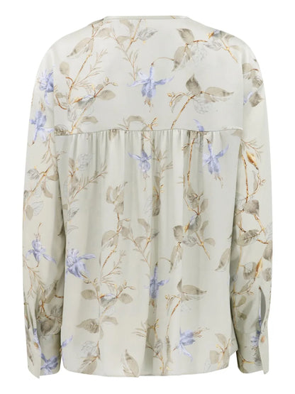 Bellflower Silk Blouse
