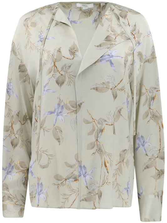 Bellflower Silk Blouse