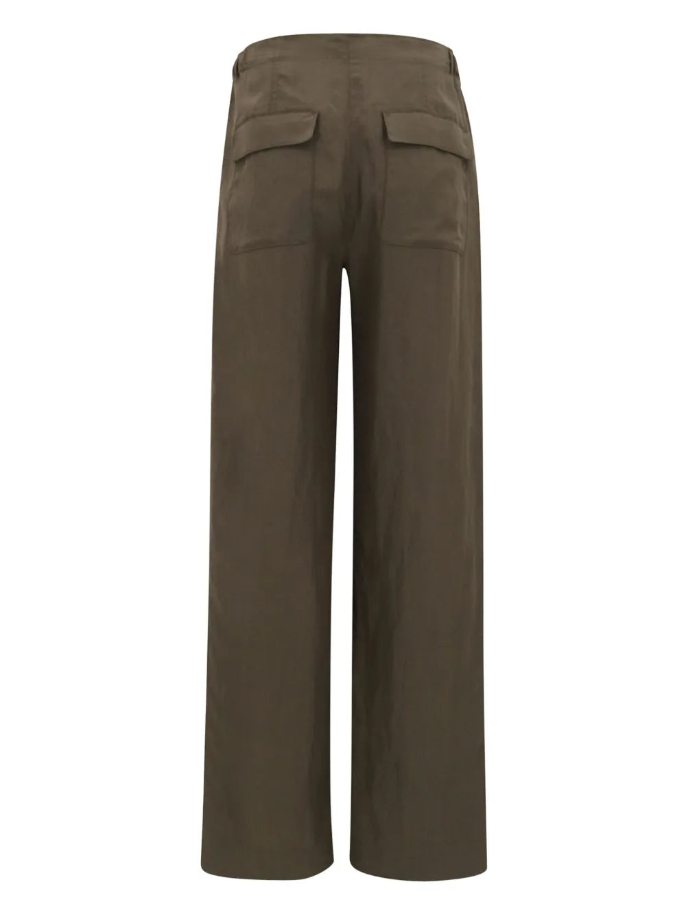 Mid-Rise Drawstring Trousers