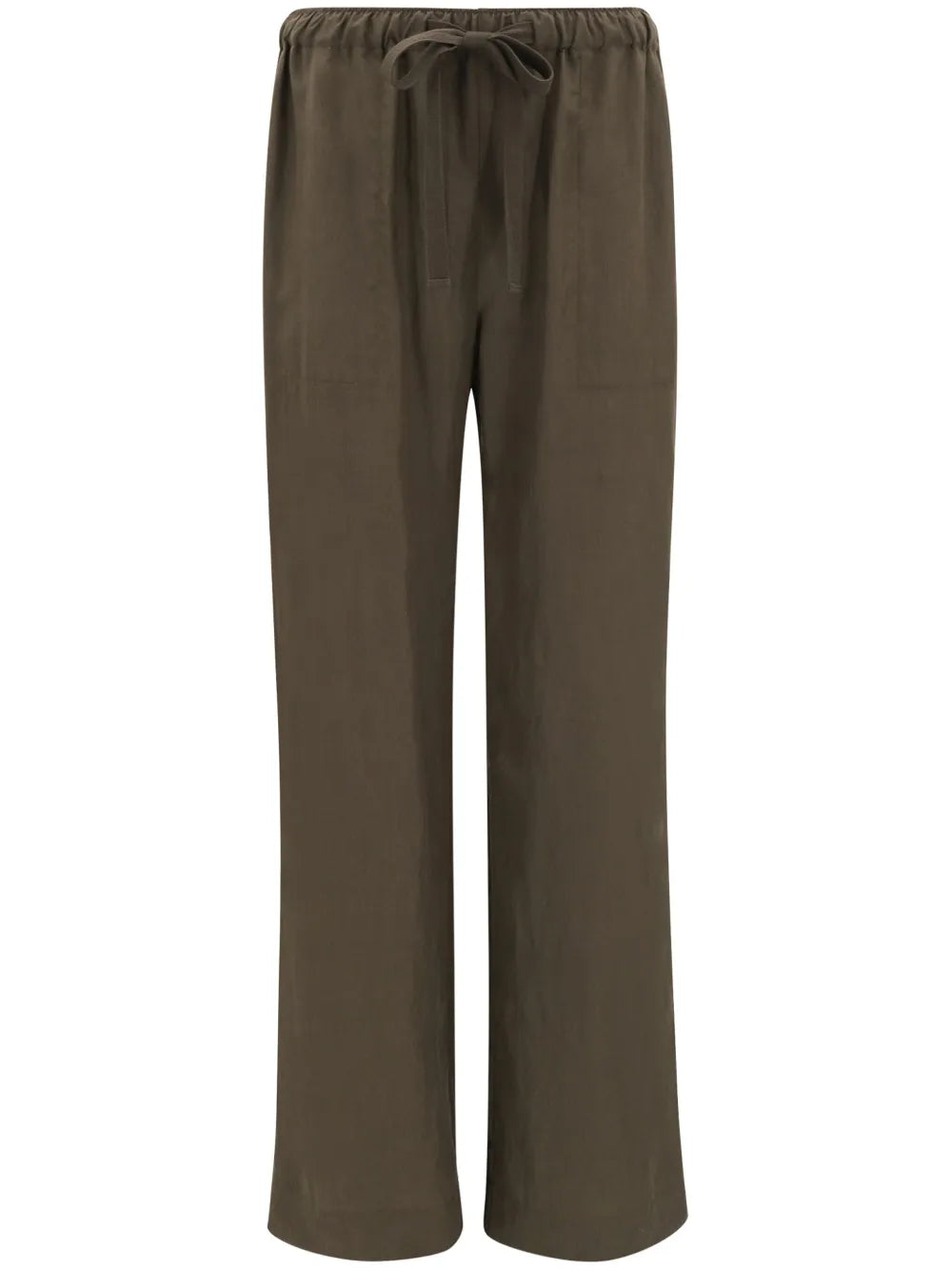 Mid-Rise Drawstring Trousers