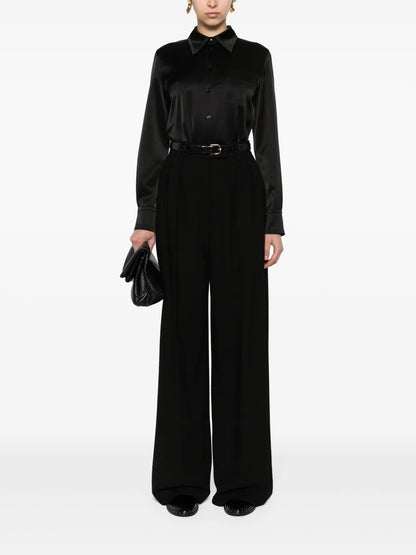 Long Sleeve Satin Shirt
