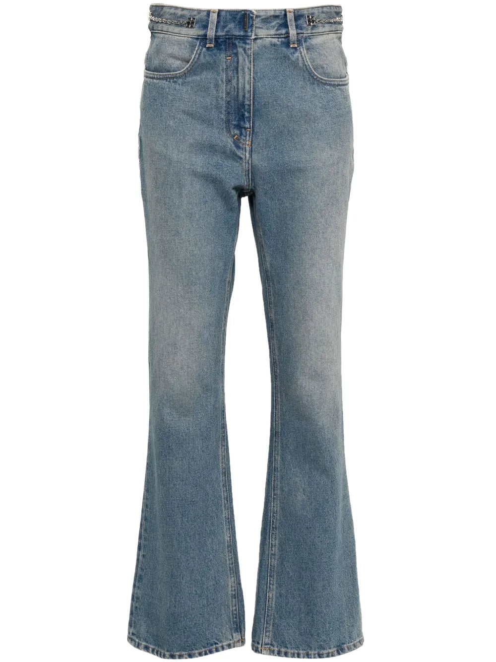 4G-Motif Straight-Leg Jeans