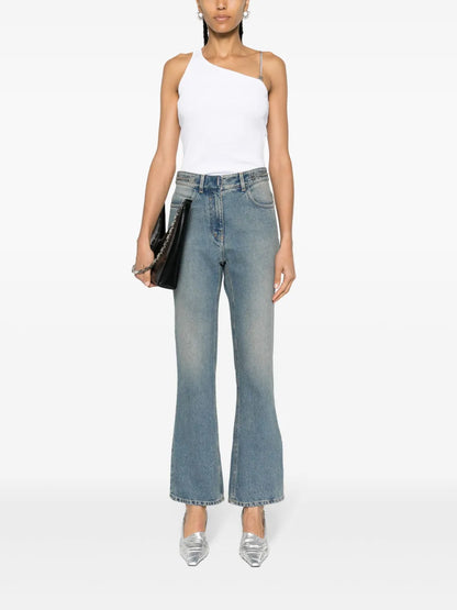 4G-Motif Straight-Leg Jeans