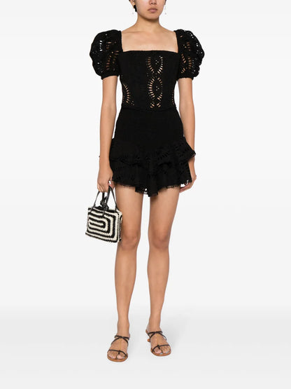 Nivak Embroidered Crop Top