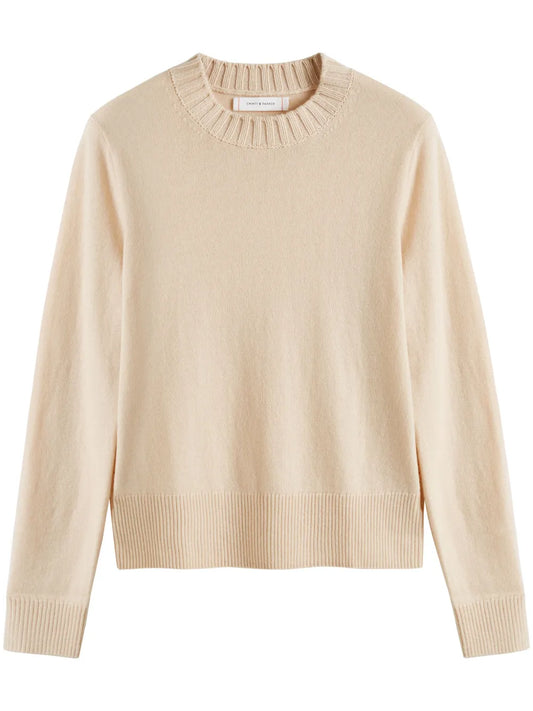 Crew-Neck Ribbed Jumper