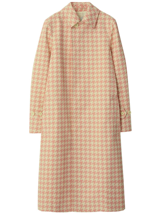 Check-Pattern Long Coat