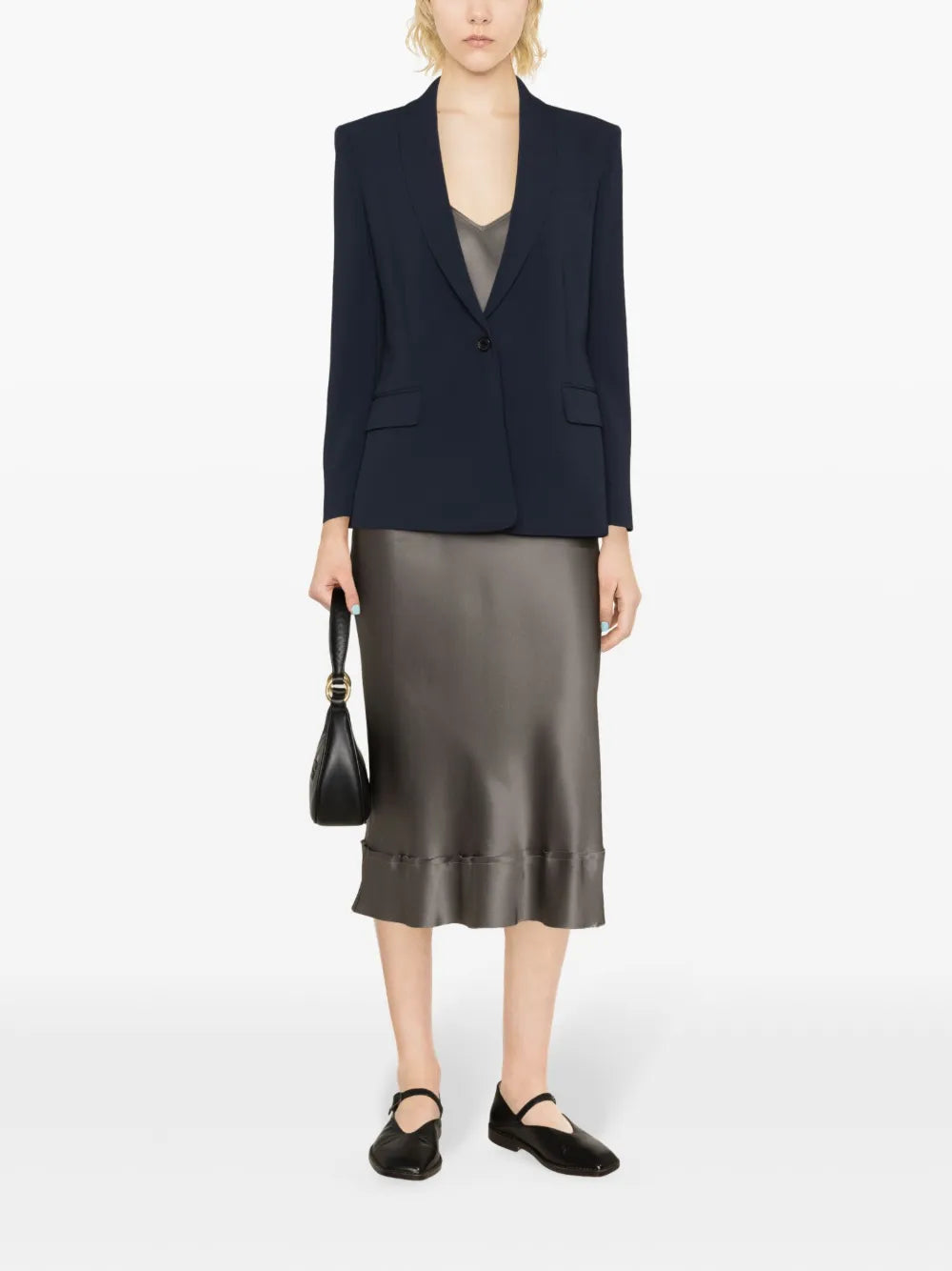 Single-Breasted Shawl-Lapels Blazer