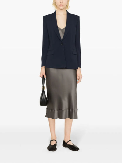 Single-Breasted Shawl-Lapels Blazer