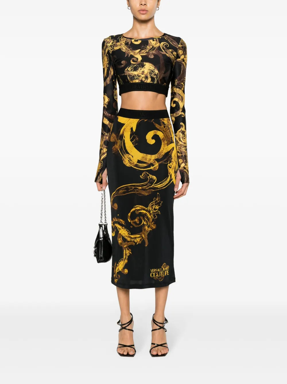 Watercolour Couture Crop Top