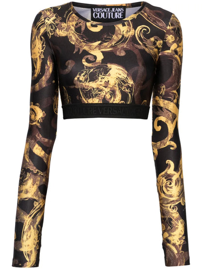 Watercolour Couture Crop Top