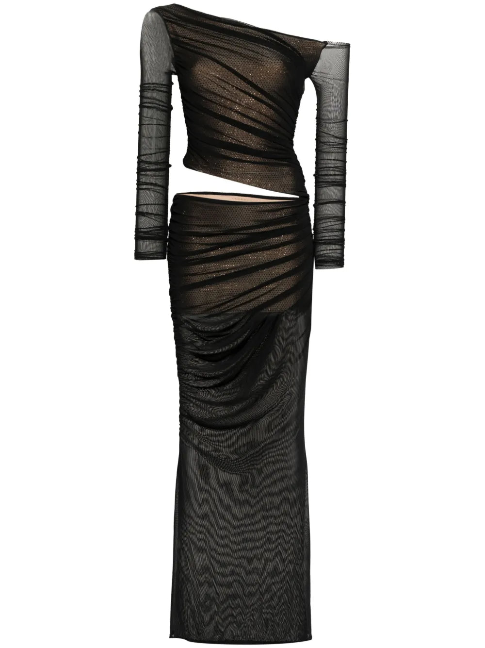 Aura Semi-Sheer Maxi Dress
