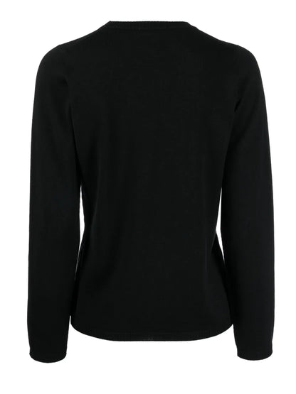Fine-Knit Crew-Neck Jumper