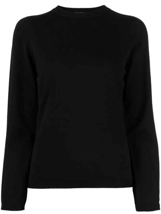Fine-Knit Crew-Neck Jumper