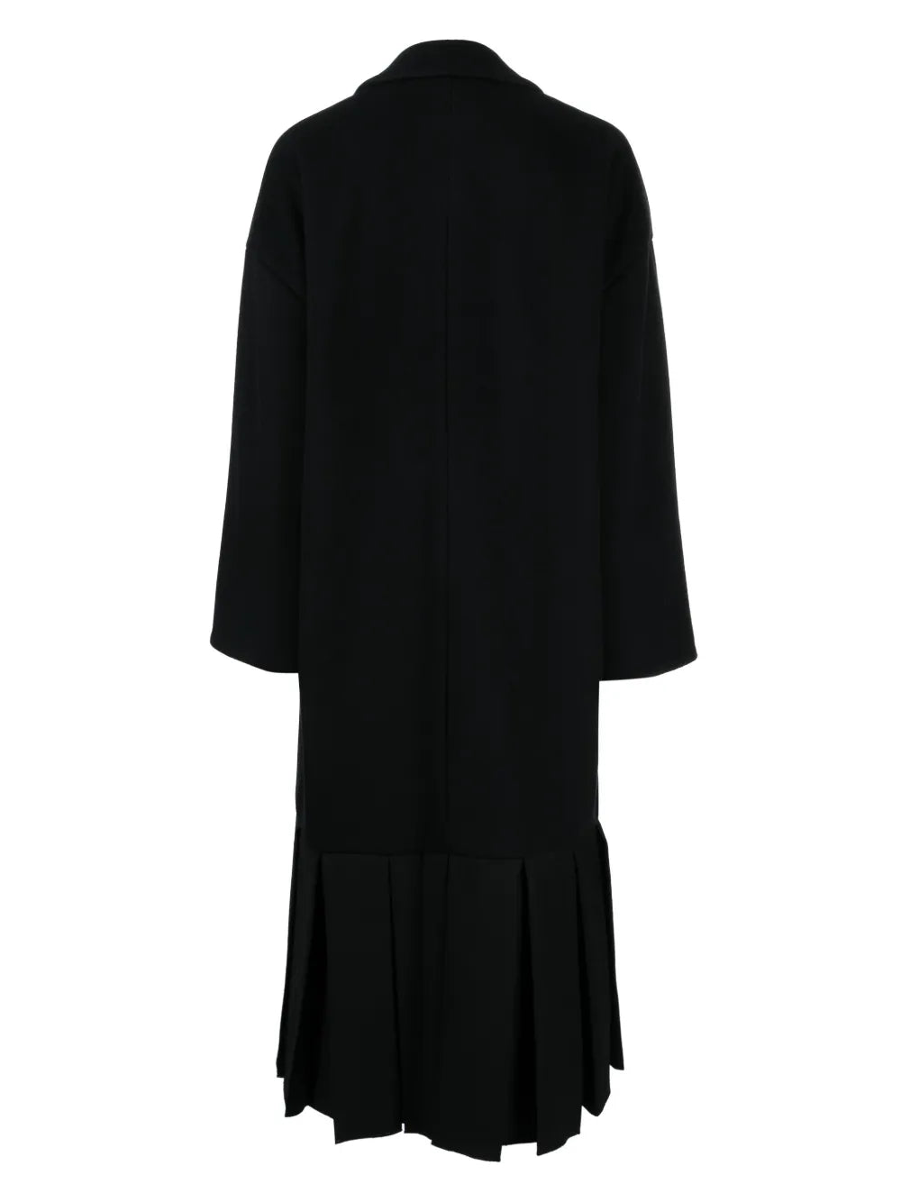 Mermaid-Hem Wool Coat