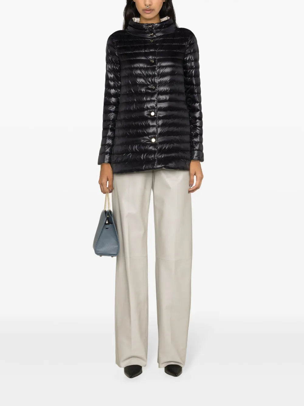 Reversible Goose-Down Puffer Jacket