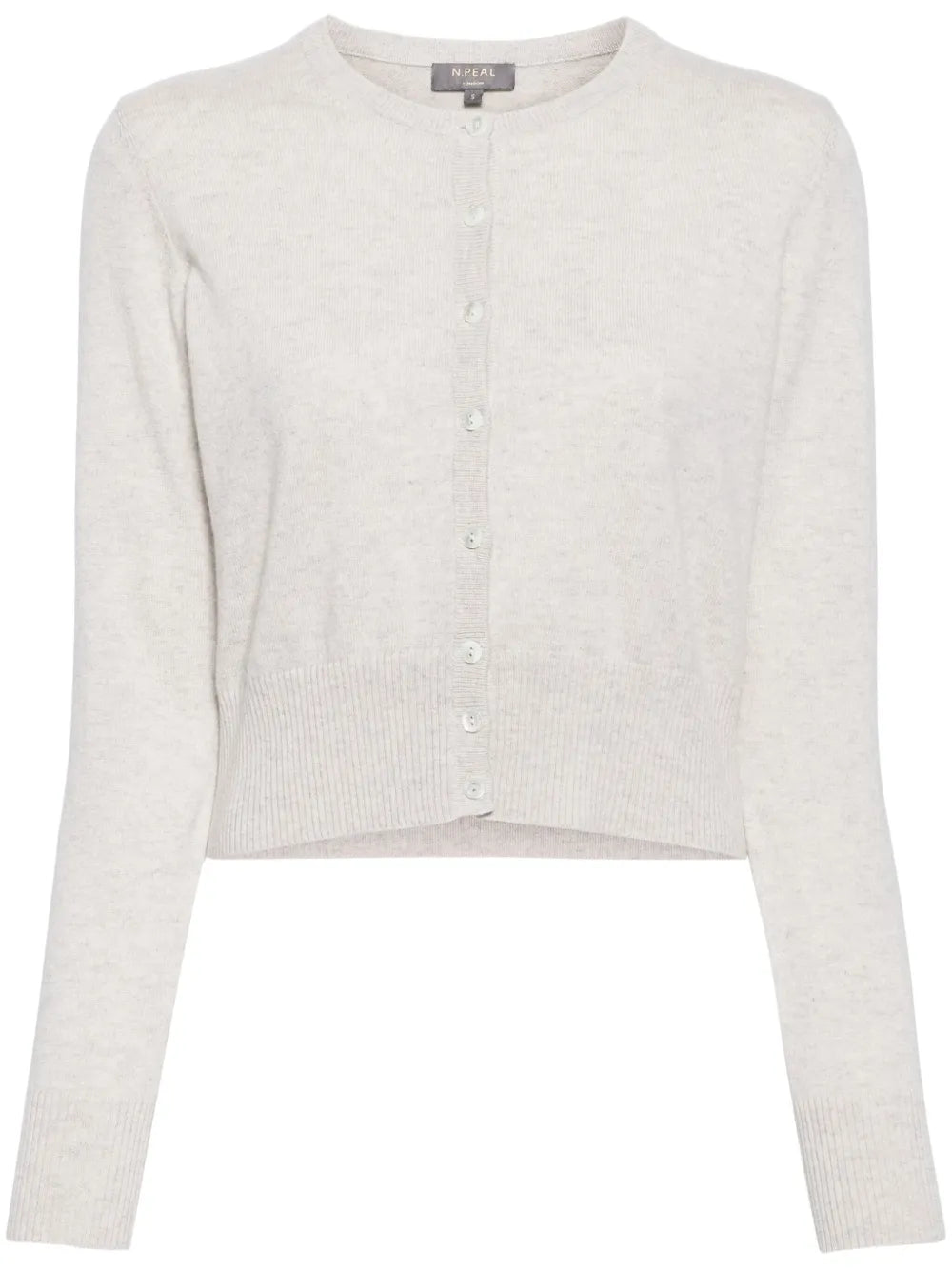 Long-Sleeve Cashmere Cardigan
