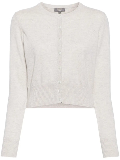 Long-Sleeve Cashmere Cardigan