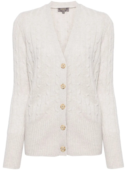 Clara Organic-Cashmere Cardigan