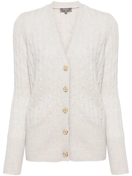 Clara Organic-Cashmere Cardigan
