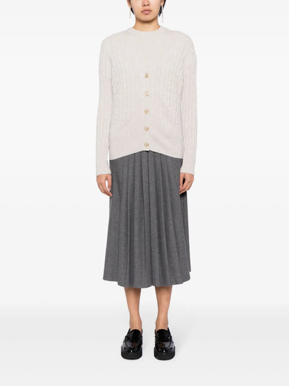 Clara Organic-Cashmere Cardigan