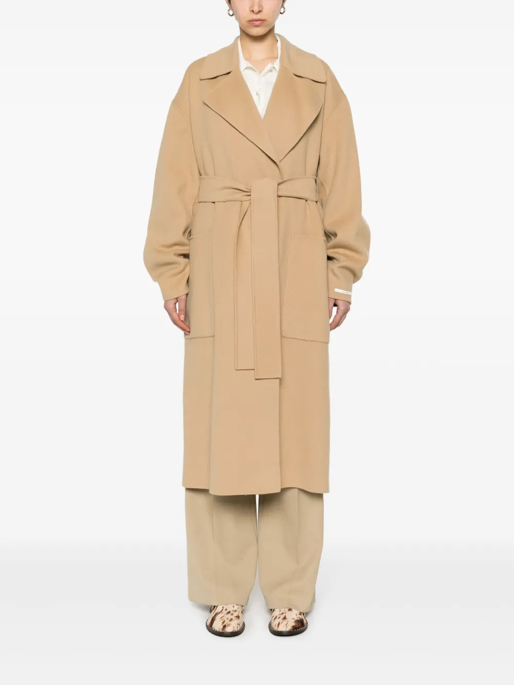 Polka Belted Coat