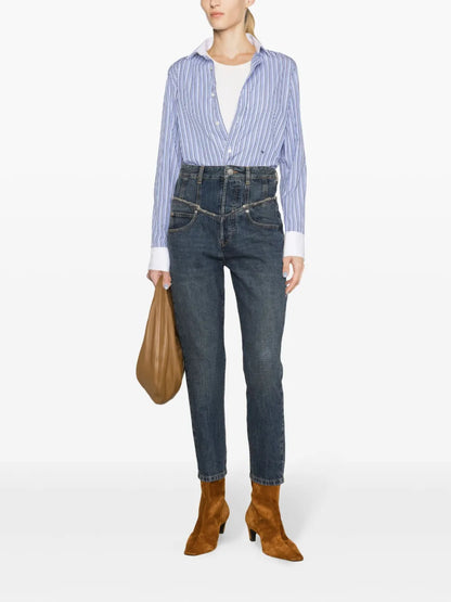 Oliviani High-Rise Skinny-Leg Jeans