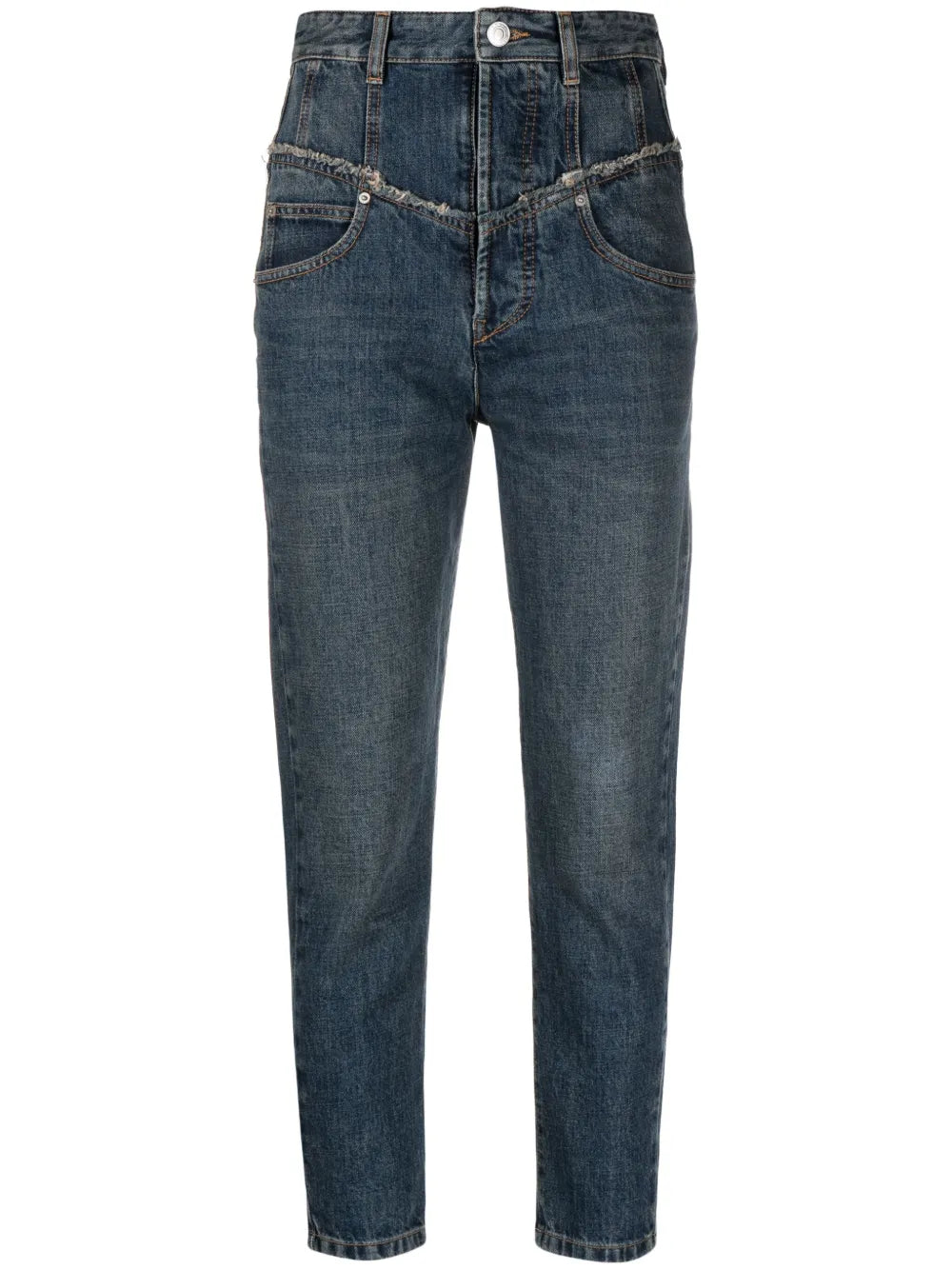 Oliviani High-Rise Skinny-Leg Jeans