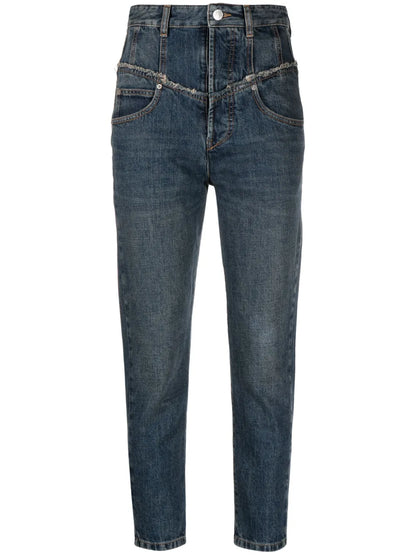 Oliviani High-Rise Skinny-Leg Jeans