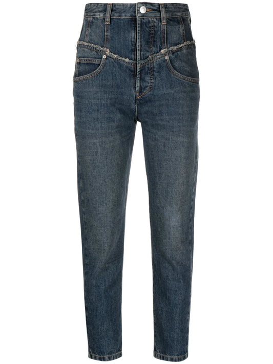 Oliviani High-Rise Skinny-Leg Jeans