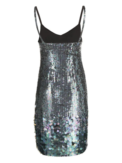 Gigi Sequinned Slip Dress