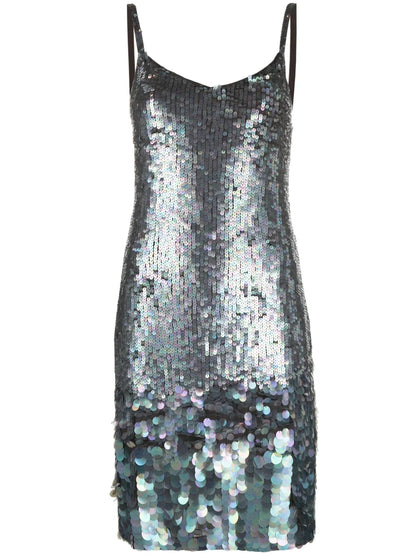Gigi Sequinned Slip Dress