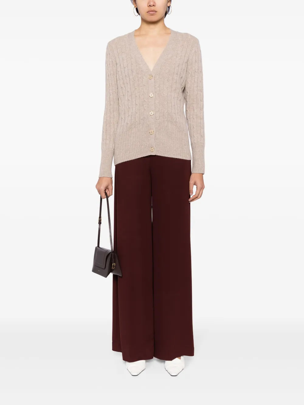 Clara Organic-Cashmere Cardigan