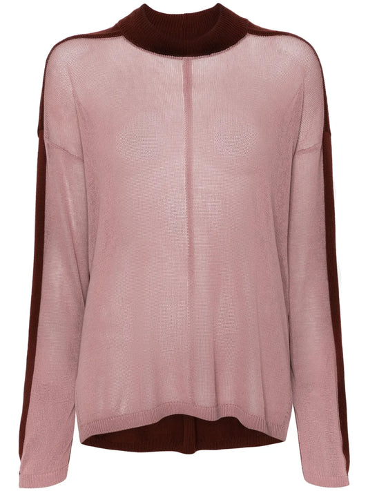 Combo Drop-Shoulder Cotton Jumper