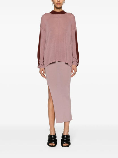 Combo Drop-Shoulder Cotton Jumper