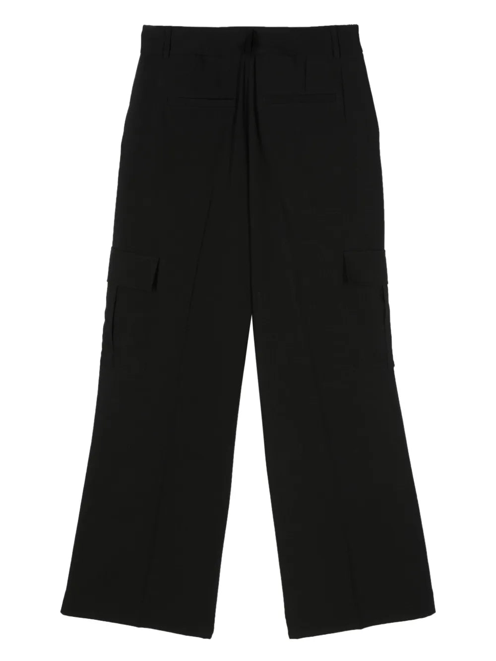 Louise Mid-Waist Straight-Leg Trousers