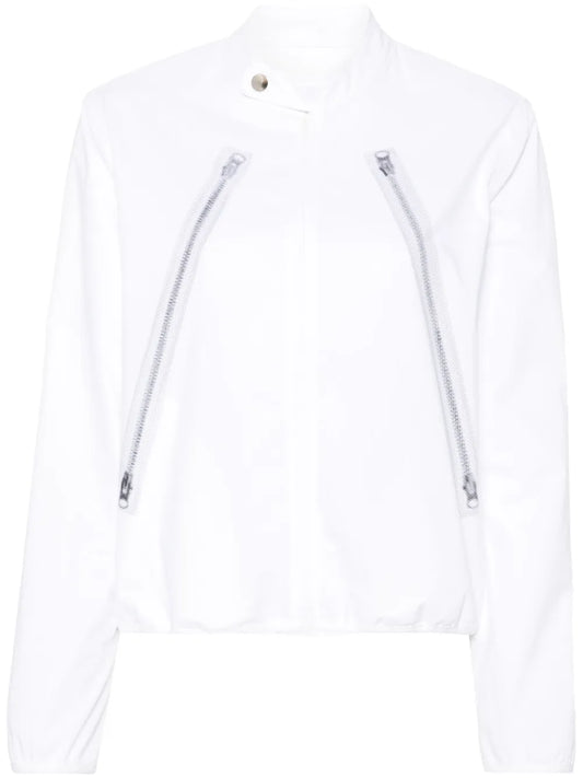 Graphic-Print Bomber Jacket