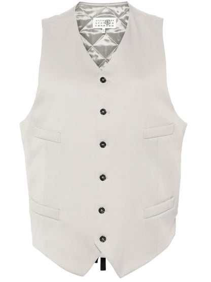 V-Neck Padded Waistcoat