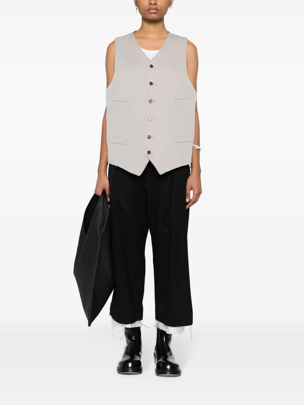 V-Neck Padded Waistcoat