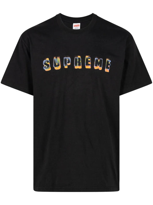 Stencil Logo-Print Cotton T-Shirt