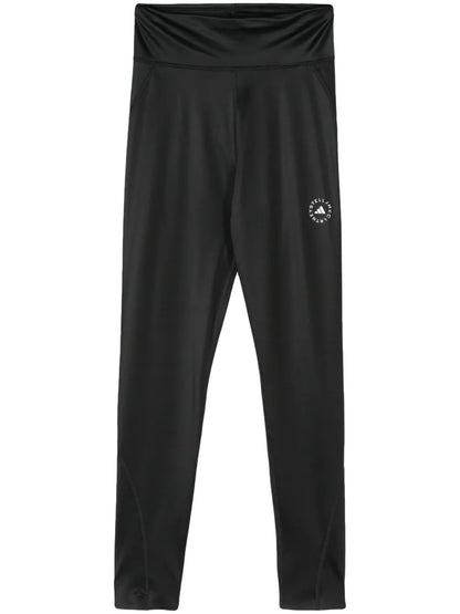 Logo-Print High-Waisted Leggings