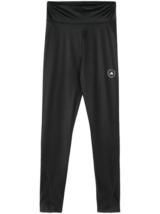Logo-Print High-Waisted Leggings