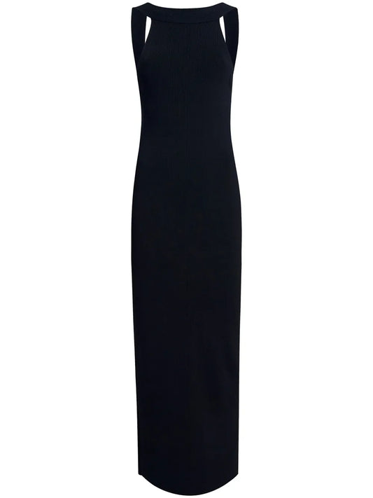 Media Open-Back Midi Dress