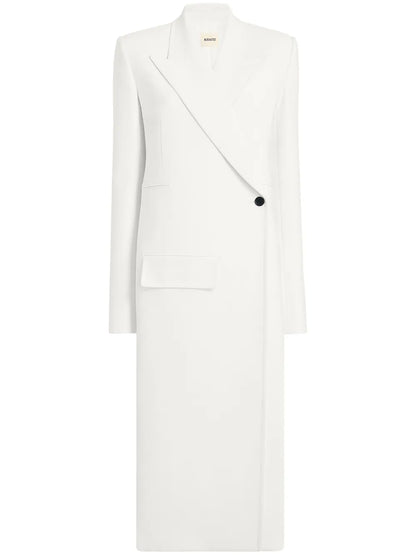 Cobble Double-Breasted Long Coat