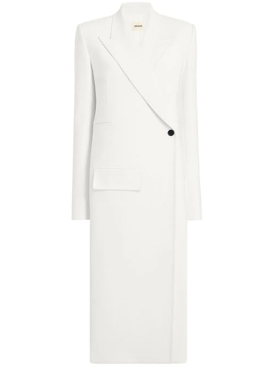 Cobble Double-Breasted Long Coat