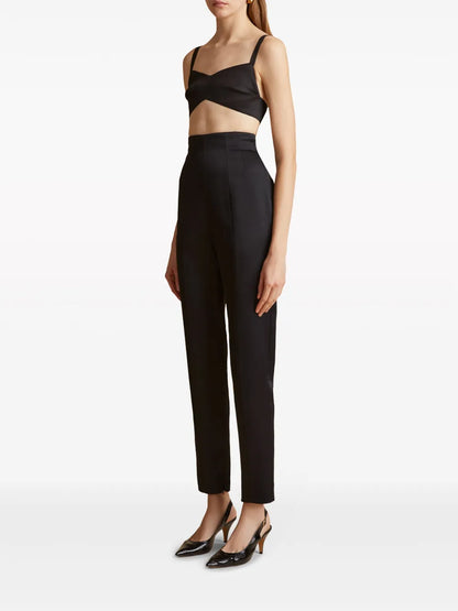 The Knox Silk Bralette Top