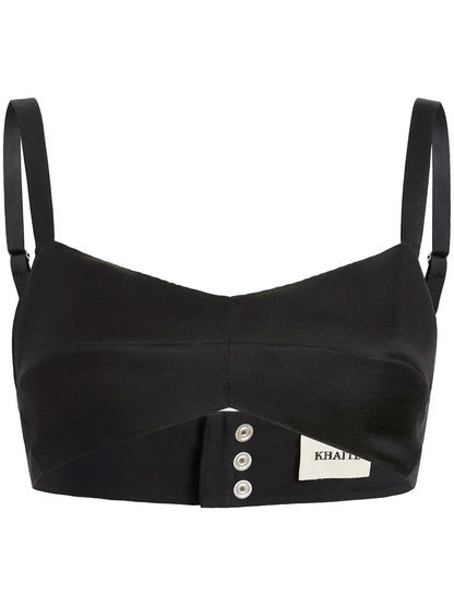 The Knox Silk Bralette Top