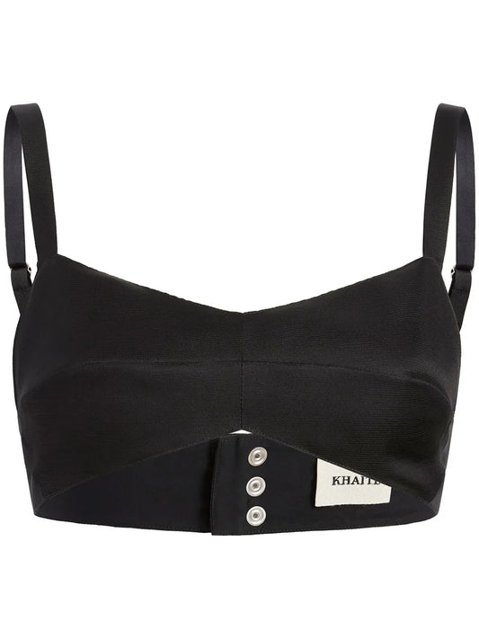 The Knox Silk Bralette Top