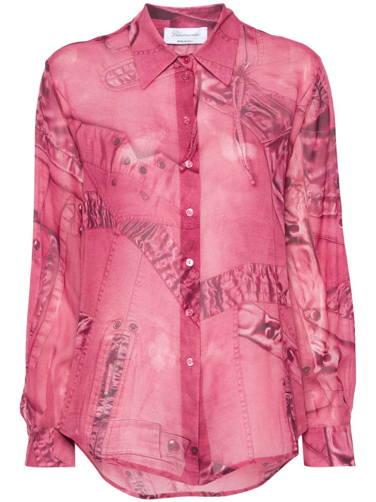 All-Over Graphic-Print Shirt